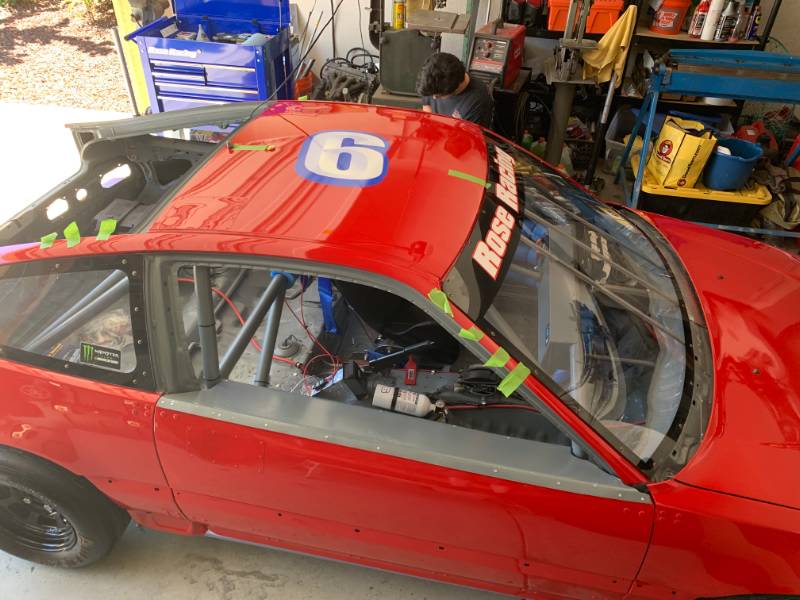 1989 Honda CRX  Car #6 F4 Series Mini Stock  Ricky Rose Car #6 F4 Series All American Speedway Lettering from Christopher R, CA